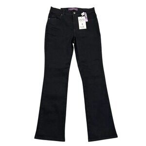 Gloria Vanderbilt Amanda Women's Size 6 Short Black Bootcut Jeans Denim Pant NWT